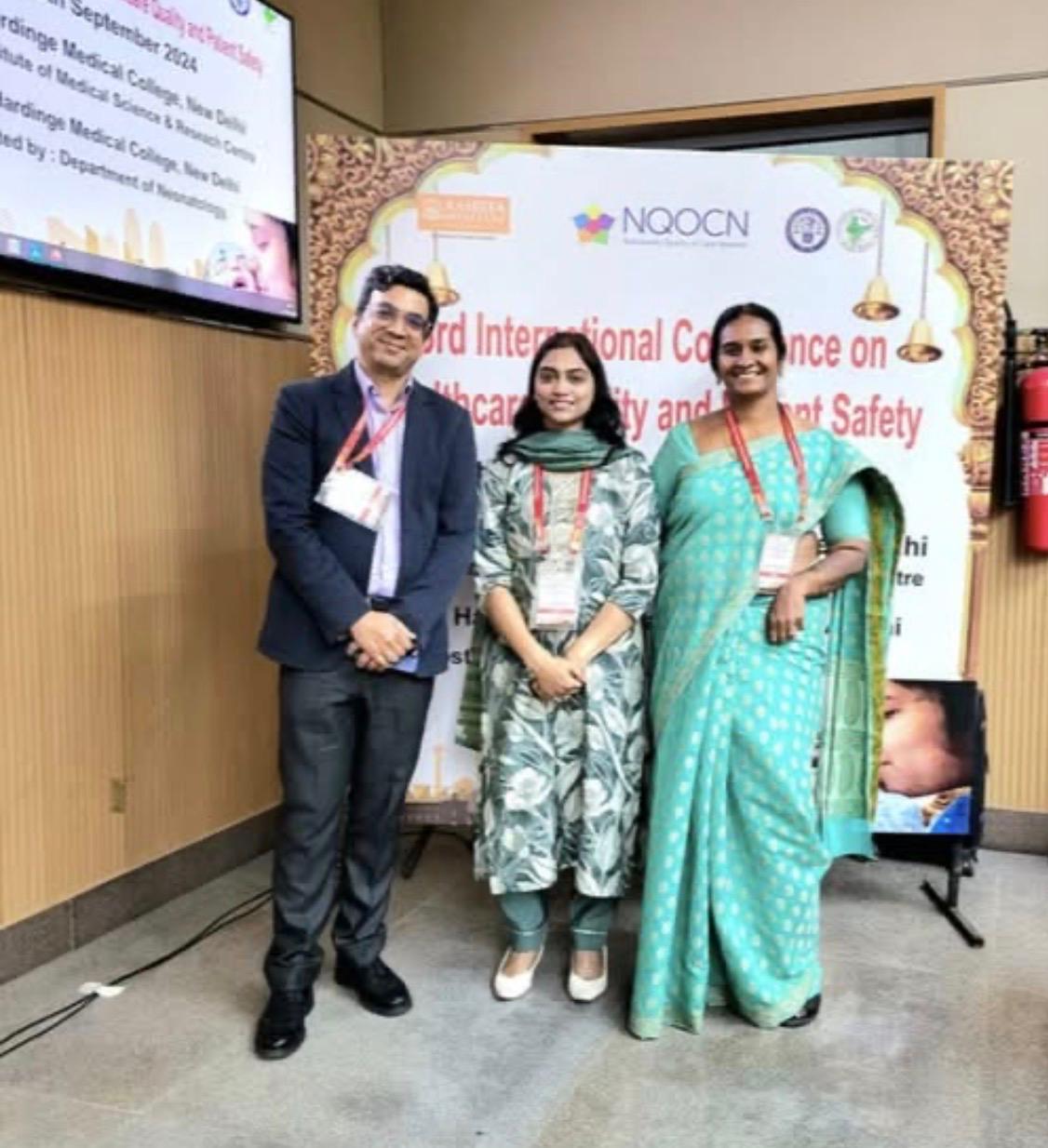 Dr. Jyoti Patodia with colleagues at IAP Neonatology Fellowship